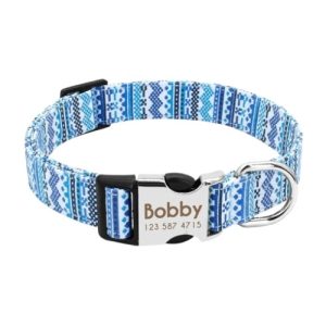 Collier pour chien en nylon personnalisable - Rigmala