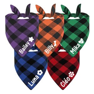 Bandana quadrillé personnalisable – Oulop
