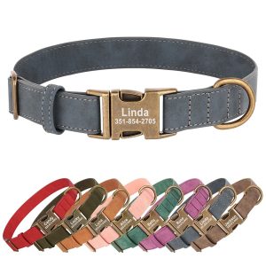 Collier pour chien en cuir personnalisable – Rezo